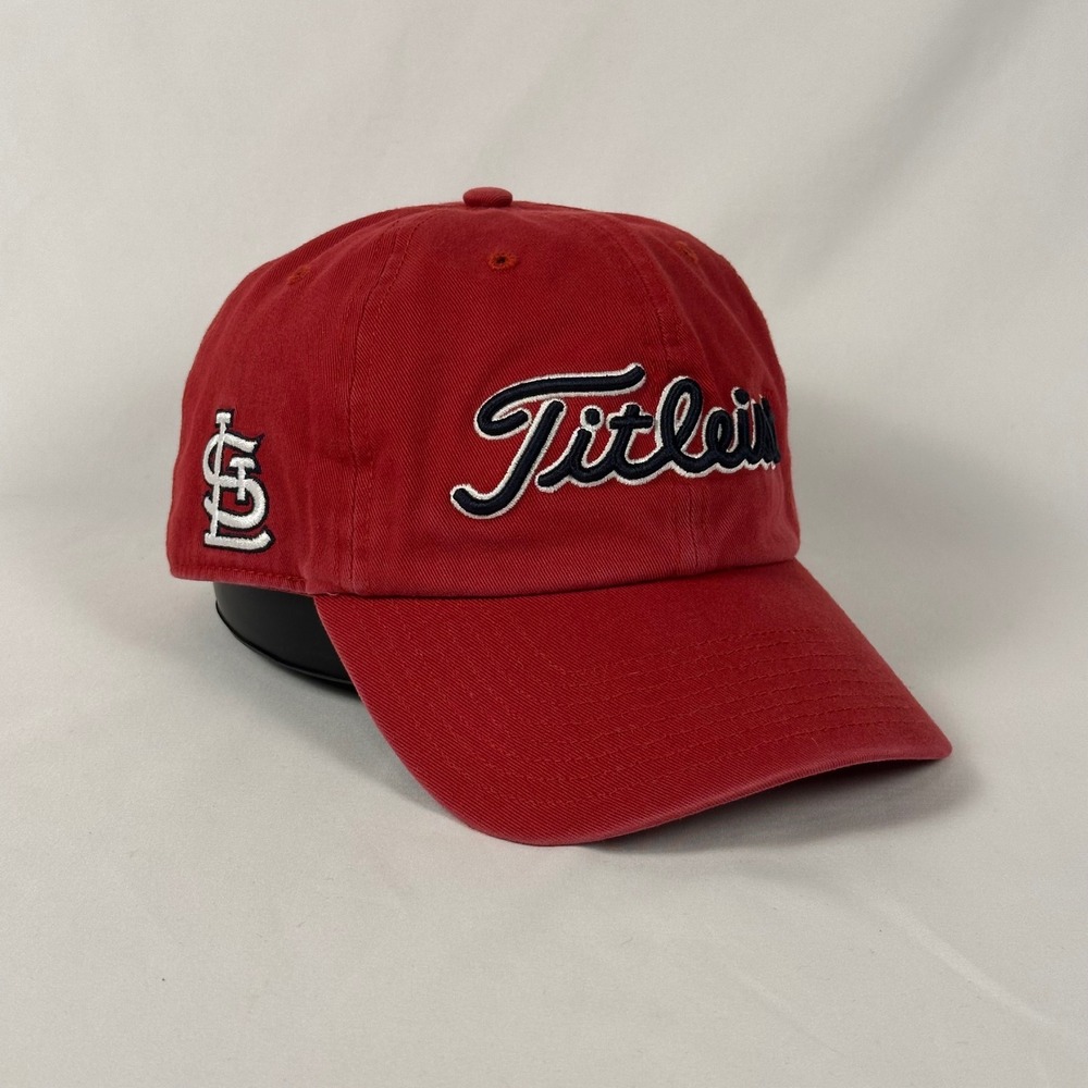 Titleist St. Louis Cardinals Golf Hat Red MLB Adjustable Strapback Baseball Cap
